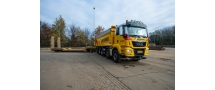 Vrachtauto met dieplader 27 ton