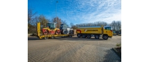 Vrachtauto met dieplader 27 ton