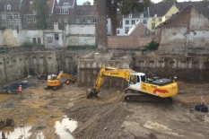 Grondwerk Parkeergarage Grote Looiersstraat Maastricht