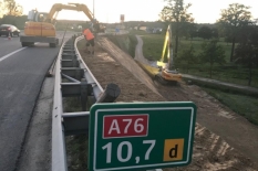 Aanpassen talud toerit A76 Schinnen